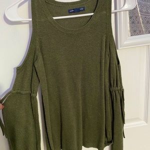 army green American Eagle long sleeve sweater top